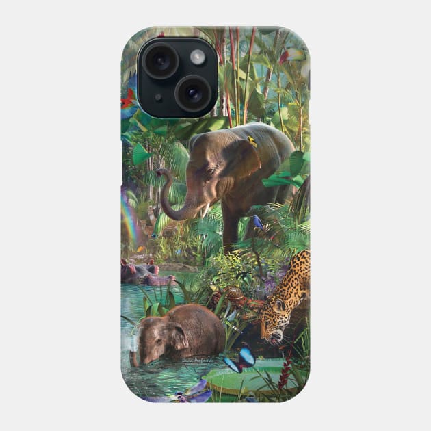 In to the Jungle Phone Case by David Penfound Artworks