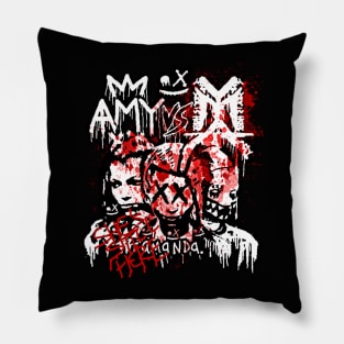 BAD AMY ''AMY VS YMA'' (ONE YEAR AGO) Pillow