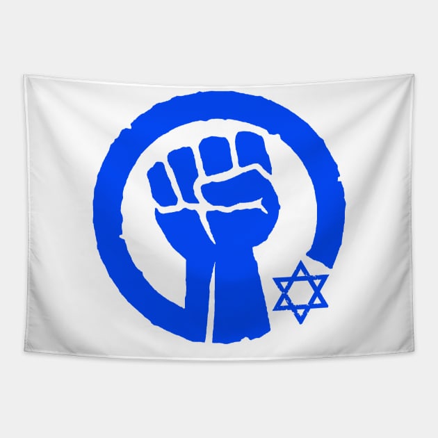 I stand with Israel - Solidarity Fist Tapestry by Tainted