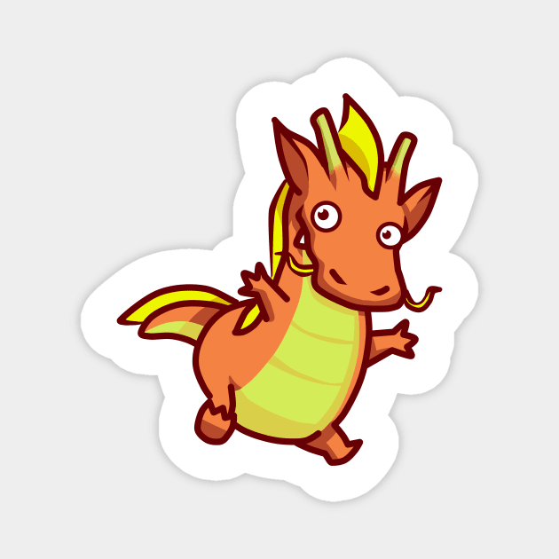 Crazy dragon Magnet by Candy Store