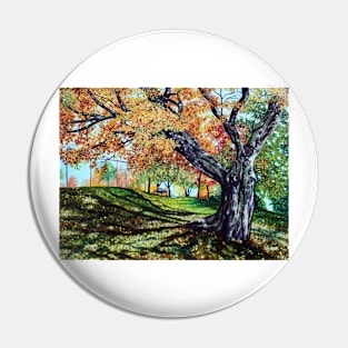 'OCTOBER TREE' Pin