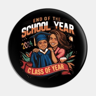 class of 2024 proud mom Pin