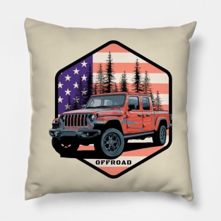 Jeep Gladiator (JT) - US Flag - Offroad Pillow