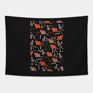 Cat pattern Tapestry