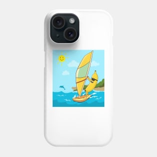 Andy Banana Windsurfing Summer Beach Waves Phone Case