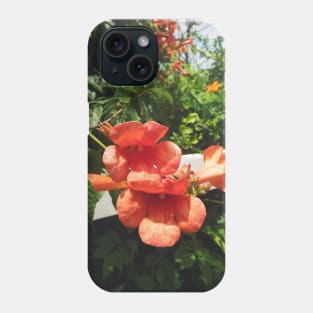 Beachside Orange Hibiscus Flower Phone Case