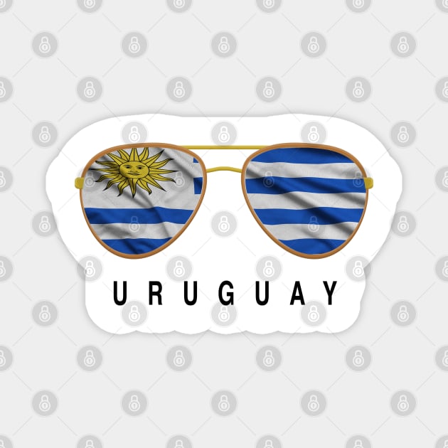 Uruguay Sunglasses Magnet by JayD World