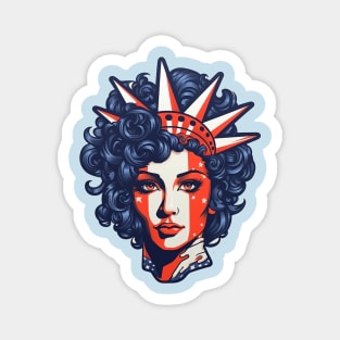 4th of July Statue of Liberty Magnet