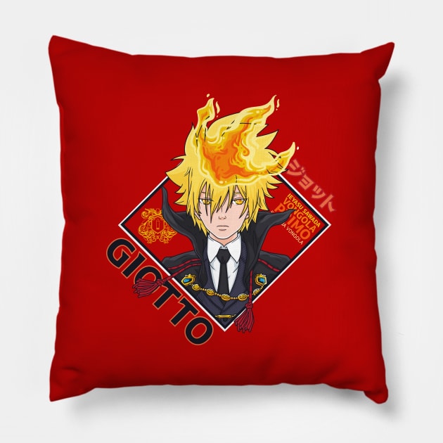 Giotto Vongola Pillow by TeeTowArt