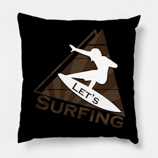 Let´s Surfing Pillow