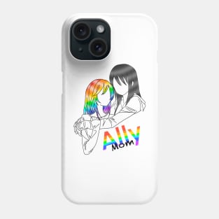 Proud Ally Mom Pride Month Love Wins Phone Case