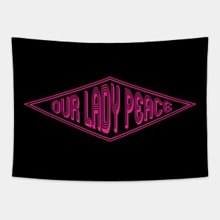 Our Lady Peace - Pinkline Vintage Wajik Tapestry