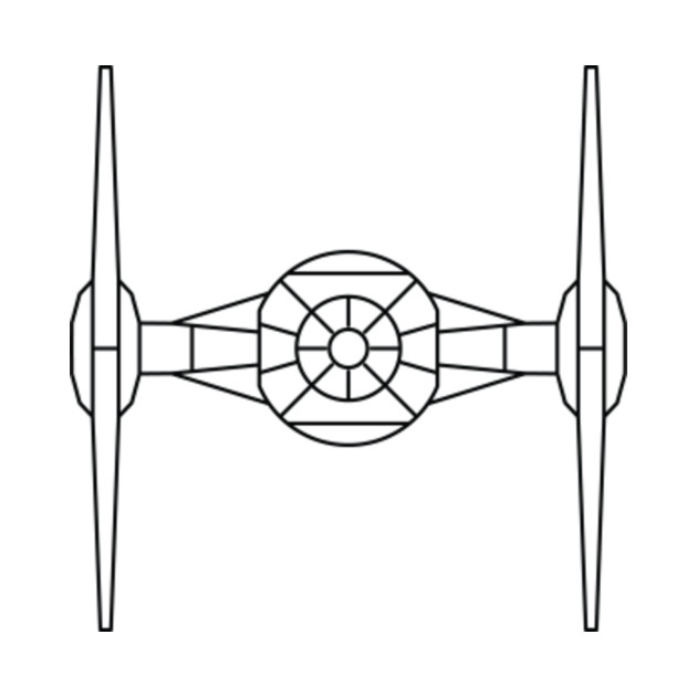 Star Wars: Tie Fighter - Simple Graphic - X Wing - T-Shirt ...