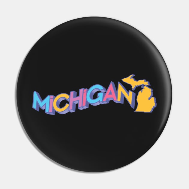 State of Michigan Pin by JulietLake