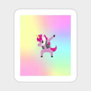 Cute Dabbing Unicorn Magnet