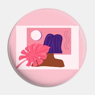 tropical pink paradise Pin