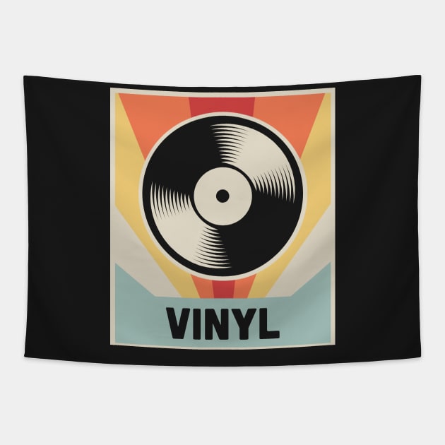 VINYL - Vintage Record Tapestry by MeatMan