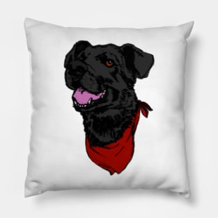 Negro Matapacos the riot dog Pillow