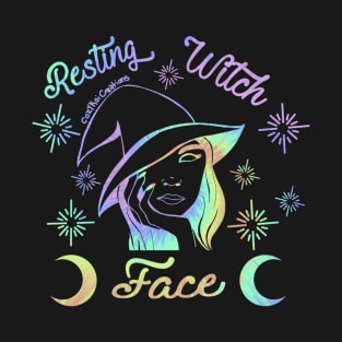 Resting Witch Face - Tie-dye Sherbert T-Shirt