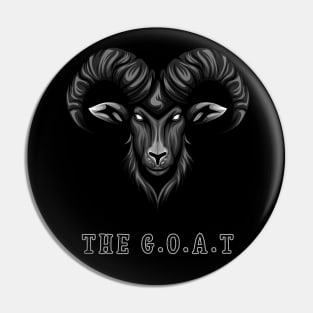 The G.O.A.T Pin