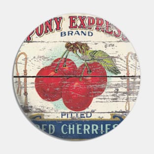 dark academia Retro advertisement orchard fruit french country red cherry Pin