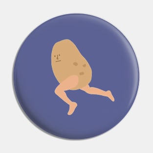 Potato with Legs | Cute | Weird | High Quality | Gift | Minimalist Pin