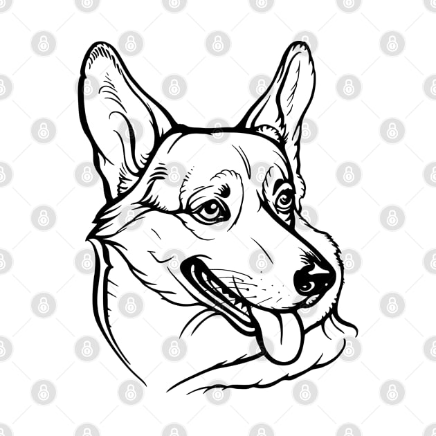 Corgi Dog by Yulla