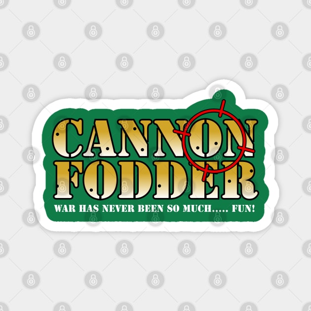 Cannon Fodder Game Magnet by Meta Cortex