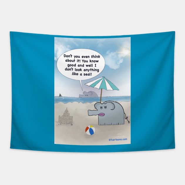 Shark Admonishments Tapestry by Enormously Funny Cartoons