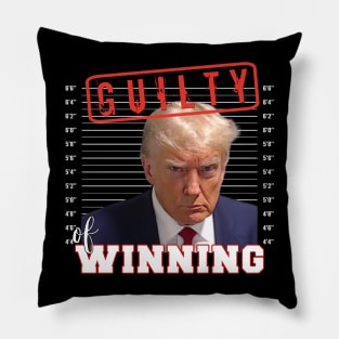 Donald Trump Mug Shot Guilty of Winning Pillow