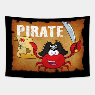 crab pirate Tapestry