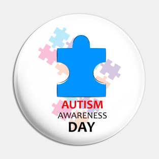 Autism awareness day gift Pin