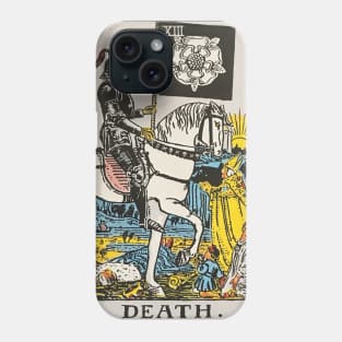 The Death tarot card Phone Case