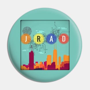 JRAD - cityscape design Pin