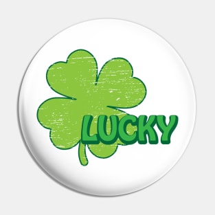 Lucky Vintage Shamrock Pin