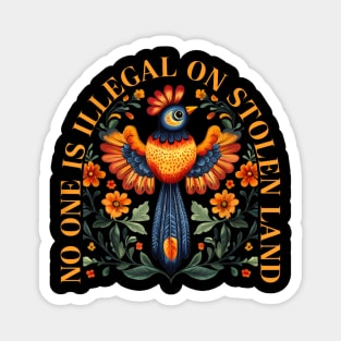 No-One-Is-Illegal-On-Stolen-Land Magnet