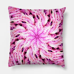 Neon Floral Mandala Pillow