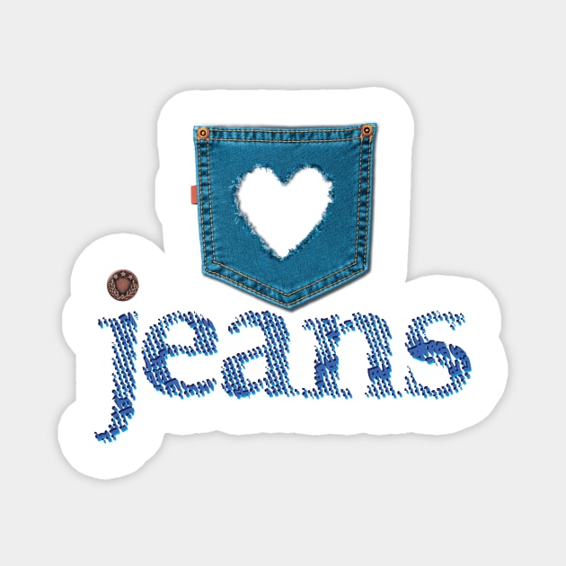 Jeans Magnet by Simple Ever