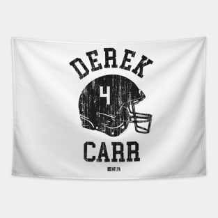 Derek Carr New Orleans Helmet Font Tapestry