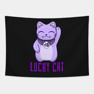 Lucky Cat, positive design Tapestry