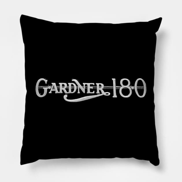 Gardner 180 classic commercial engine logo Pillow by soitwouldseem