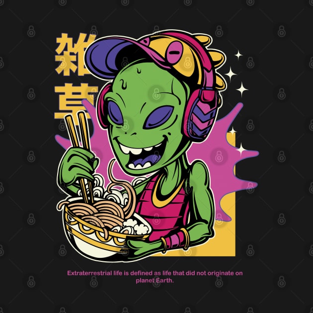 Alien Food Traveler by Wagum Std