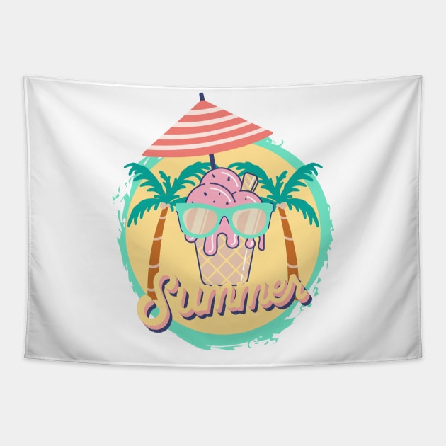 Welcome summer Tapestry by pokymike