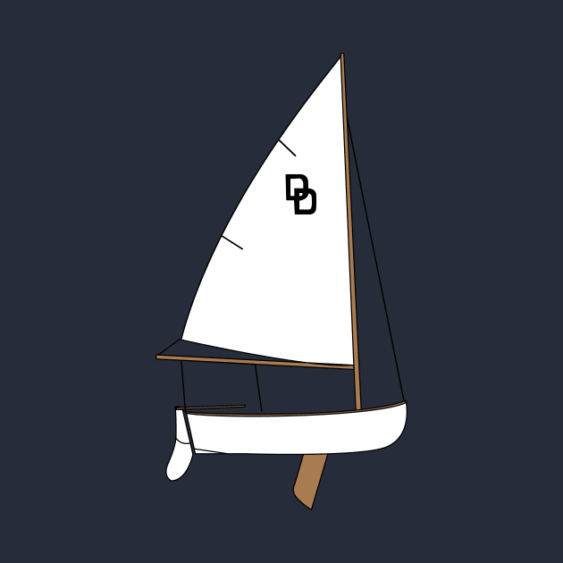 Dyer Dhow Sailboat by CHBB