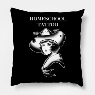 HomeSchoolTattoo Cowgirl Pillow