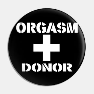 Orgasm Donor Cross Pin