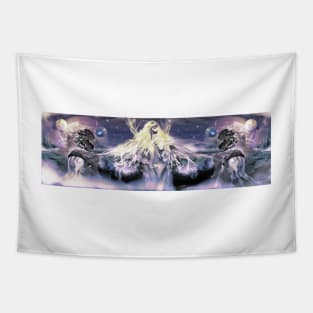 Universal reversal [ Midnight Ocean version ] Digital Fantasy Figure Illustration Tapestry