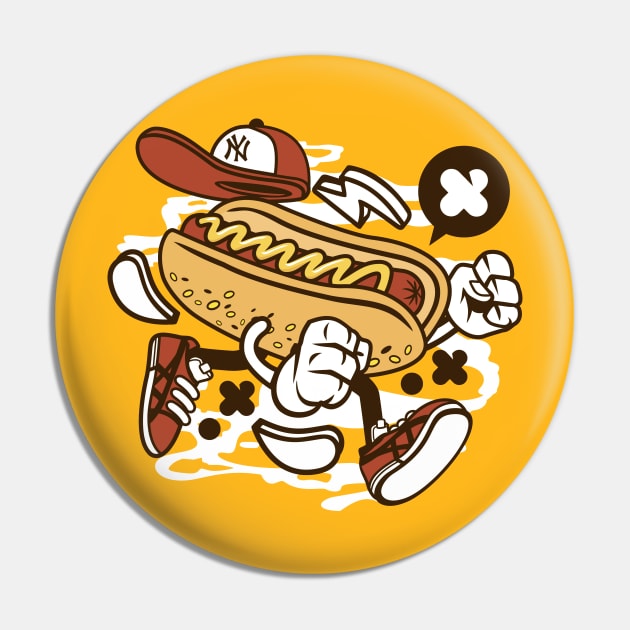 The Hot Dog Lover Pin by Superfunky