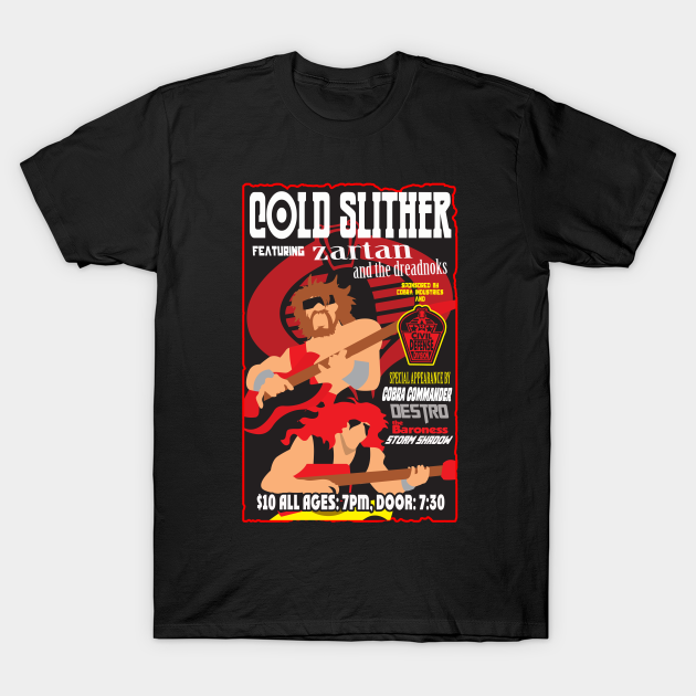 Discover Cold Slither Concert Poster - Cuddleswithcats - T-Shirt