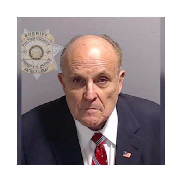 Rudy Giuliani Mug Shot by Gemini Chronicles